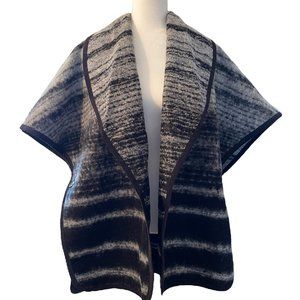 PENDLETON Mohair Blend Blanket Shawl Poncho Cape Jacket ONE SIZE